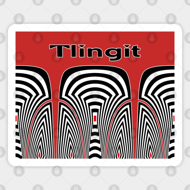 Tlingit Tribute Alaska Magnet by 2HivelysArt